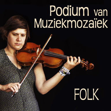 Podium van Muziekmozaïek 2015 - Folk