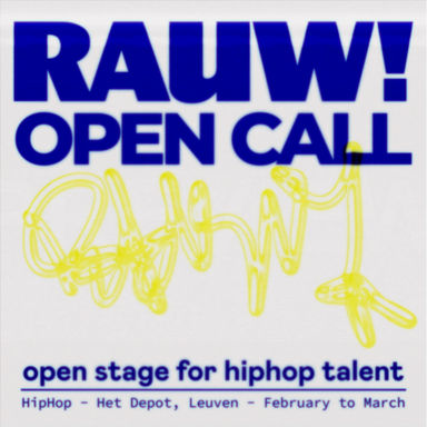 RAUW! @ Het Depot / oct →  dec '25