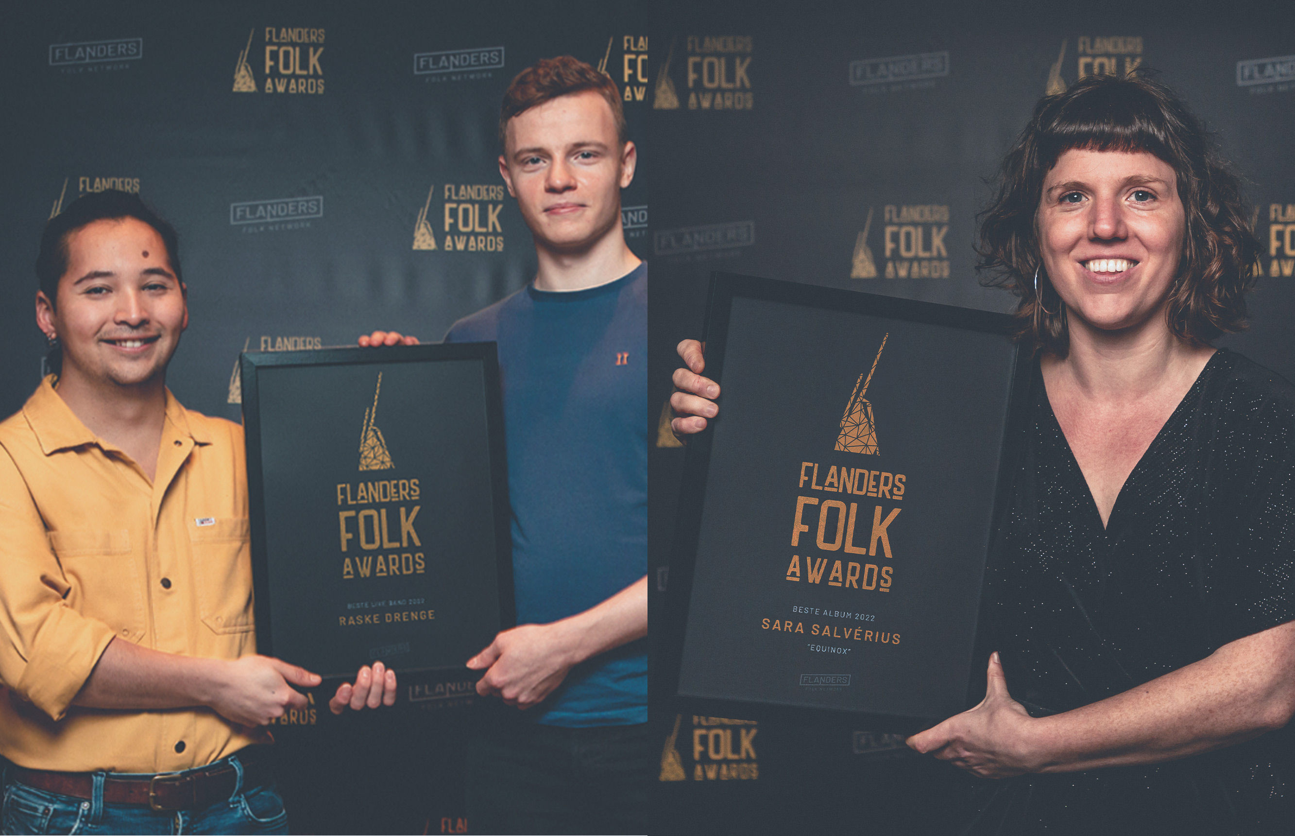 Winnaars Flanders Folk Awards 2022 bekend: Raske Drenge & Sara Salverius