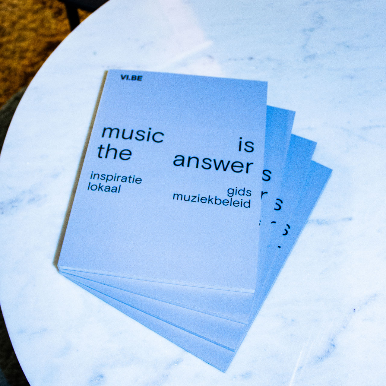 ‘music is the answer’ publicatie