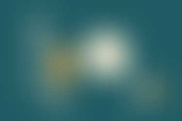 Abstract artwork featuring minimalist geometric shapes and the fraction 1/2, using bold cream and orange forms on a teal background to symbolise fractional concepts.