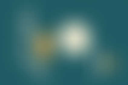 Abstract artwork featuring minimalist geometric shapes and the fraction 1/2, using bold cream and orange forms on a teal background to symbolise fractional concepts.