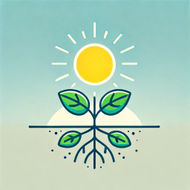 A colorful diagram illustrating the process of photosynthesis, showing the absorption of light by chlorophyll in plant leaves, the conversion of carbon dioxide and water into glucose and oxygen, and the release of oxygen into the atmosphere.