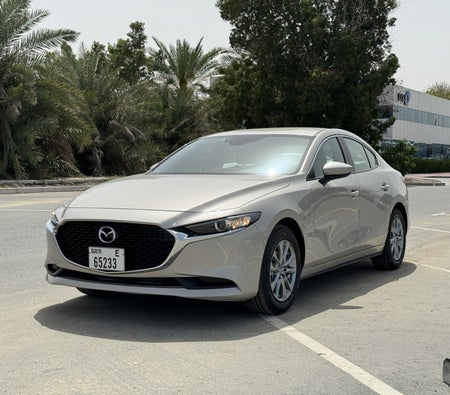 Mazda 3 2024car for rent in Dubai UAE