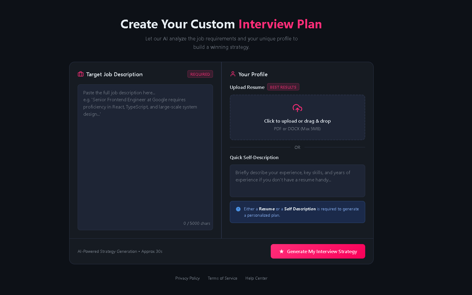 AI-Powered Interview Preparation System screenshot 3