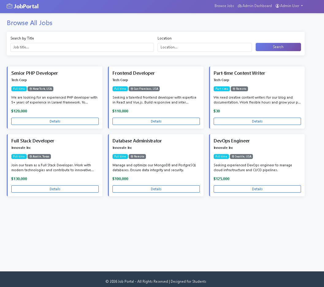 Recruitment and Job Portal screenshot 5