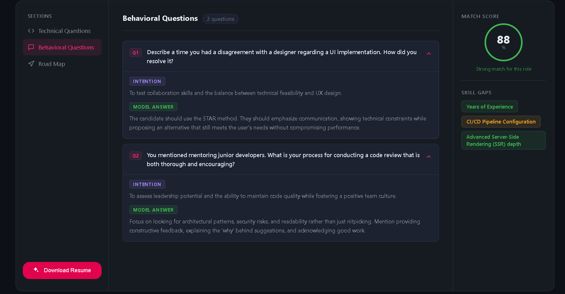 AI-Powered Interview Preparation System screenshot 6