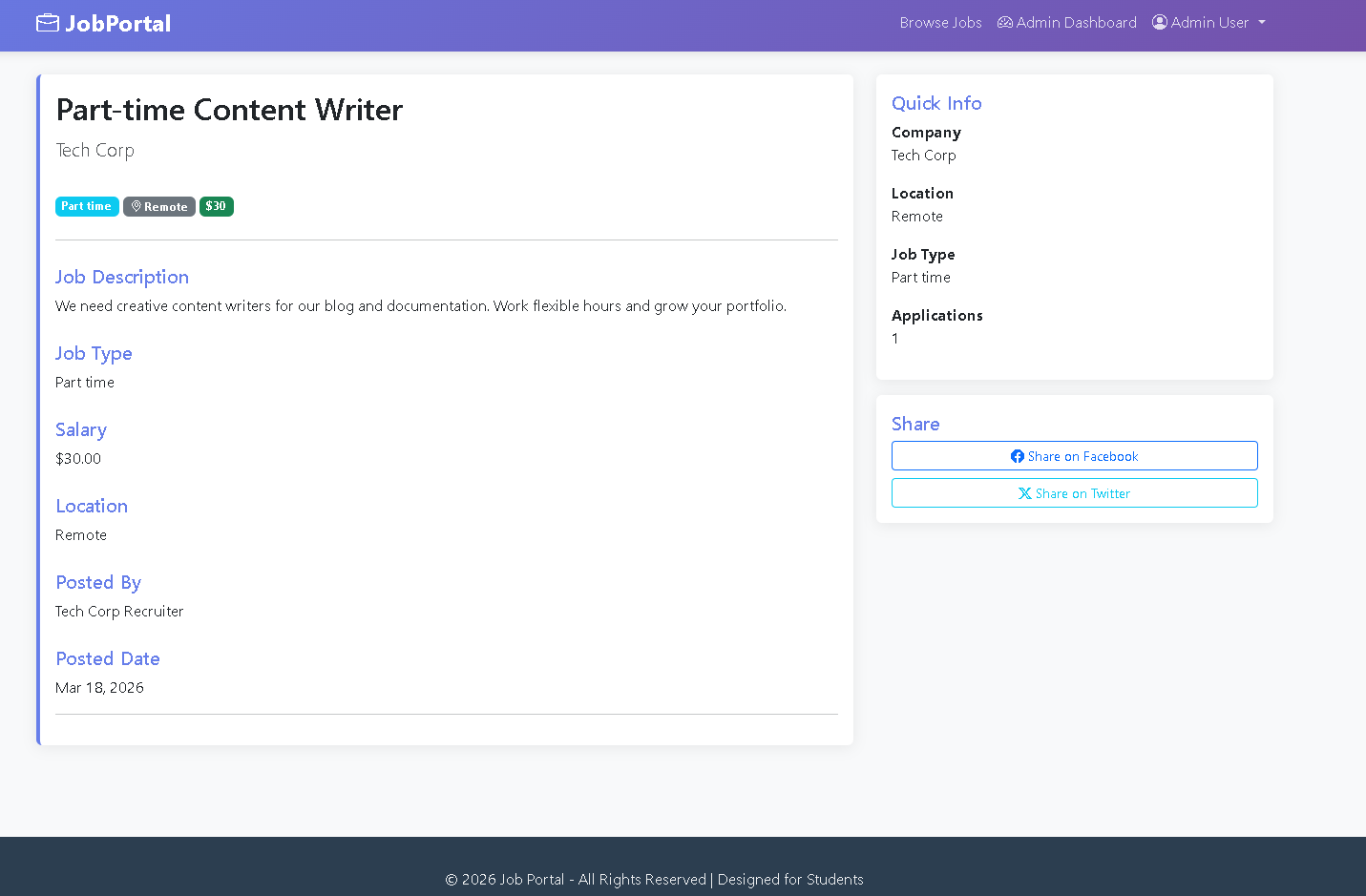 Recruitment and Job Portal screenshot 6