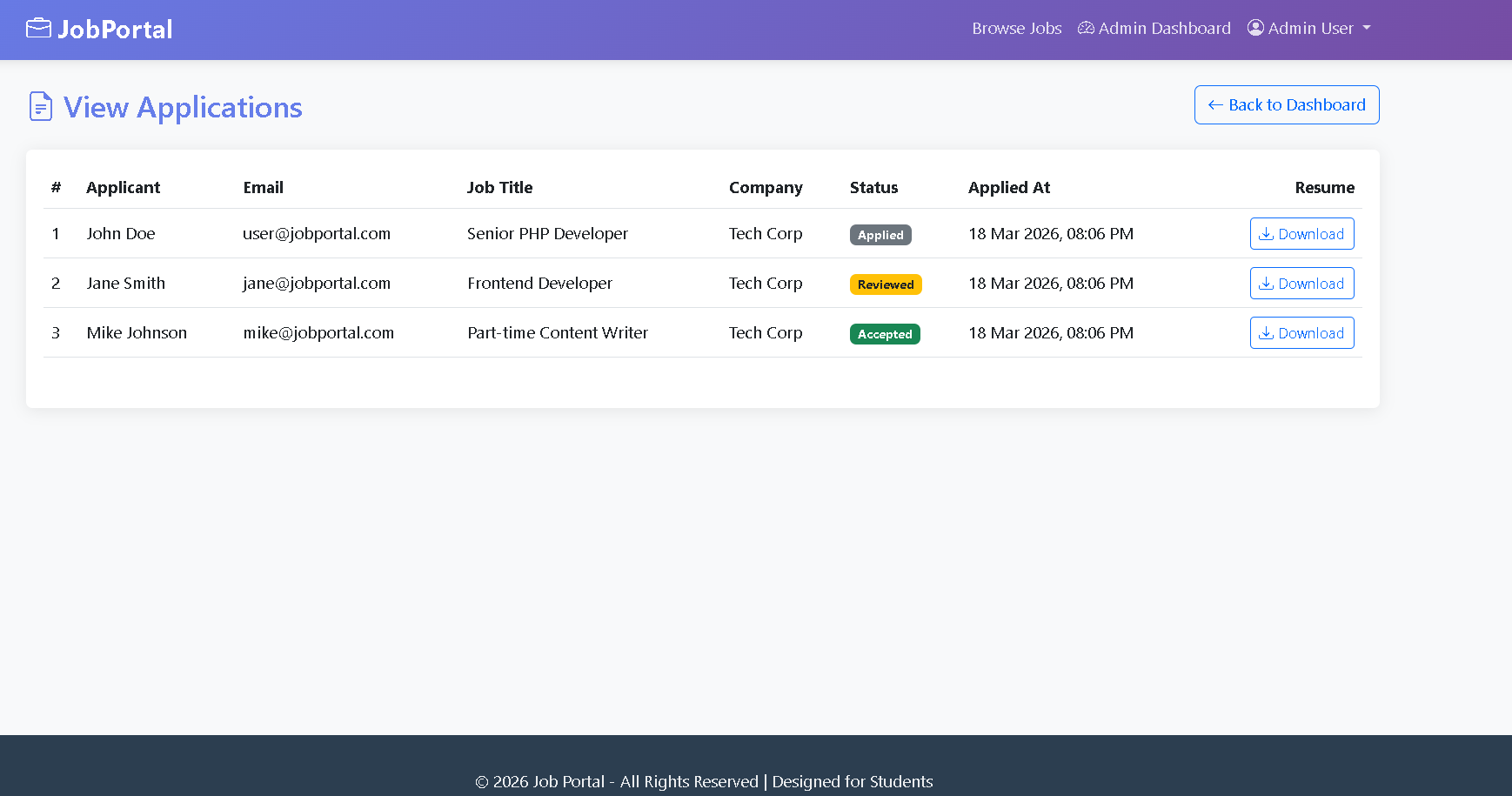 Recruitment and Job Portal screenshot 9
