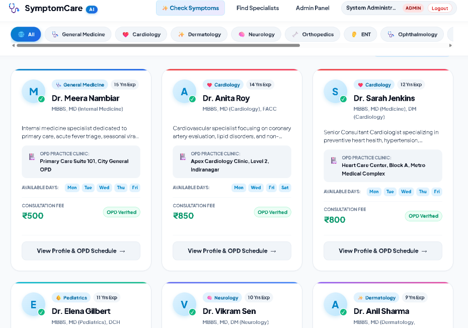 AI Symptom Checker & Doctor Recommendation Platform screenshot 10