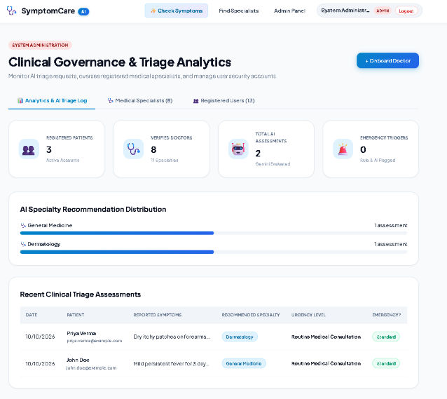 AI Symptom Checker & Doctor Recommendation Platform screenshot 11
