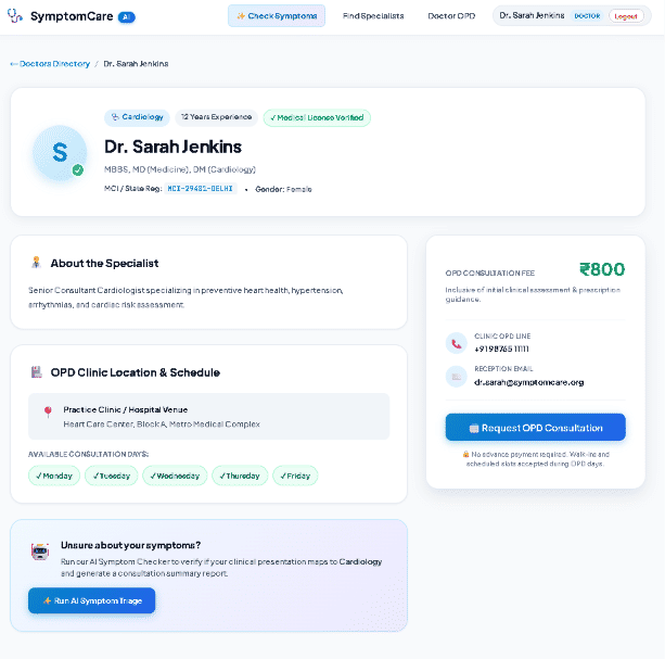 AI Symptom Checker & Doctor Recommendation Platform screenshot 13