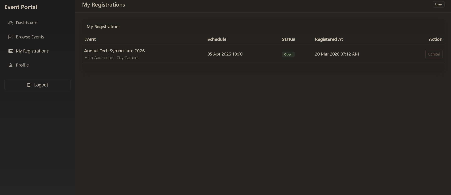 Event Management & Registration Portal screenshot 10