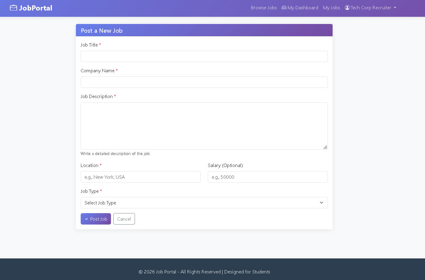 Recruitment and Job Portal screenshot 15