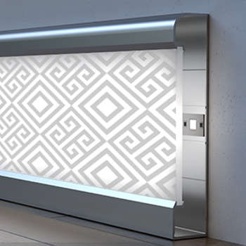 wishled aluminum led baseboard