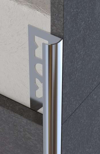 Ceramic borders, tile trim profiles, ceramic protection profiles