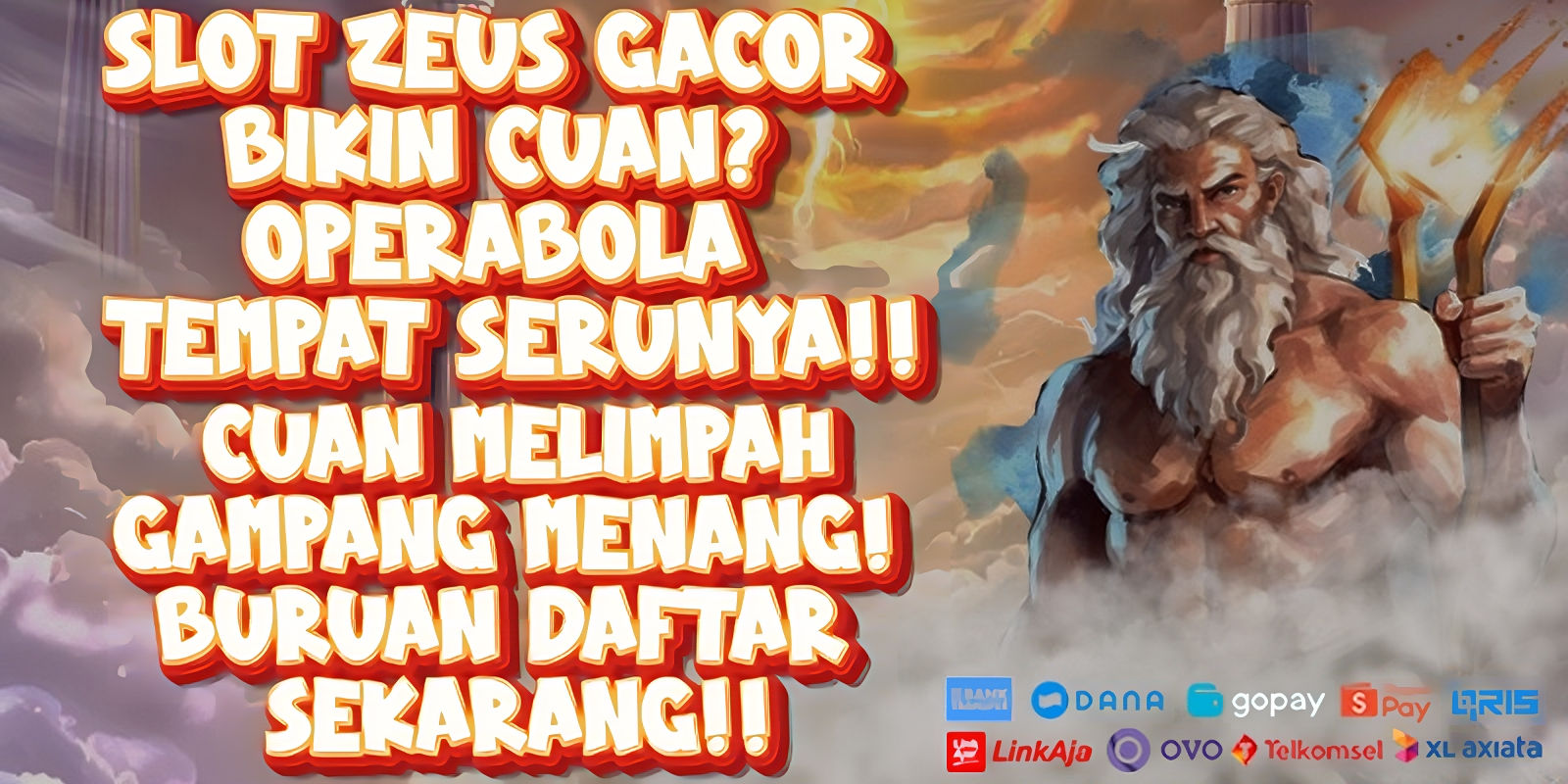 Operabola Slot Zeus, Spin Tanpa Drama, Cuan Tanpa Henti!