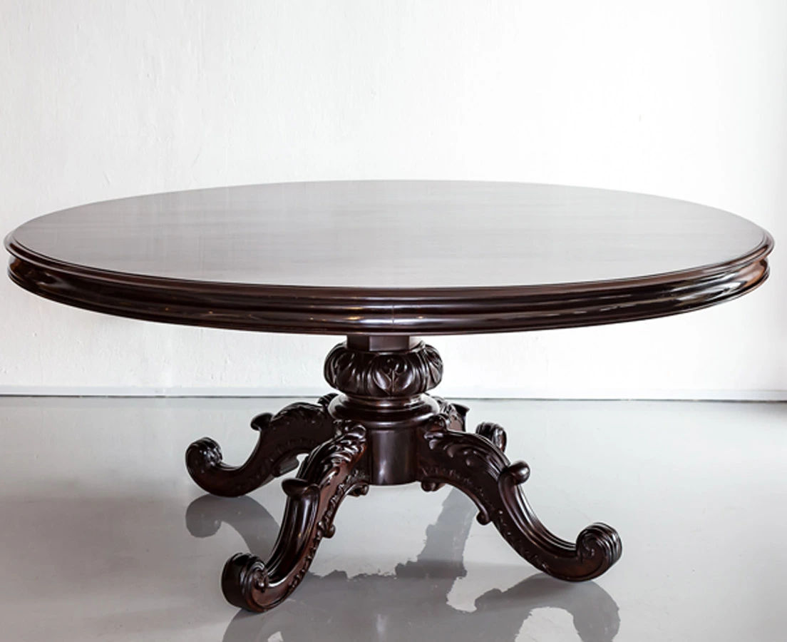 colonial round kitchen table