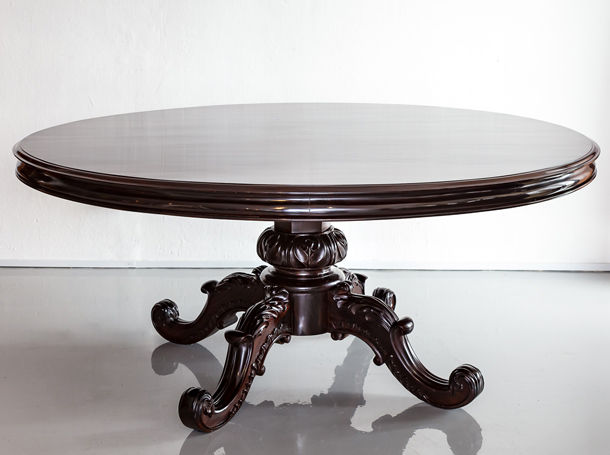 Antique British Colonial Round Dining Table The Past Perfect Collection Antique British Colonial Round Dining, Antique Round Dining Table