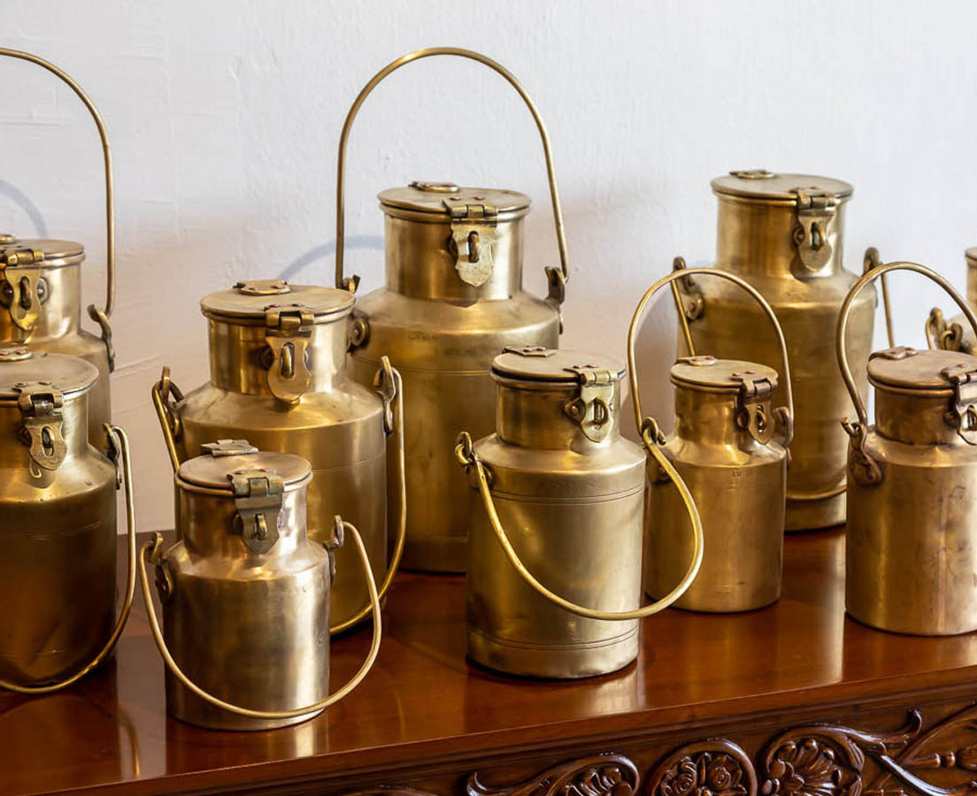 Brass Milk Containers The Past Perfect Collection