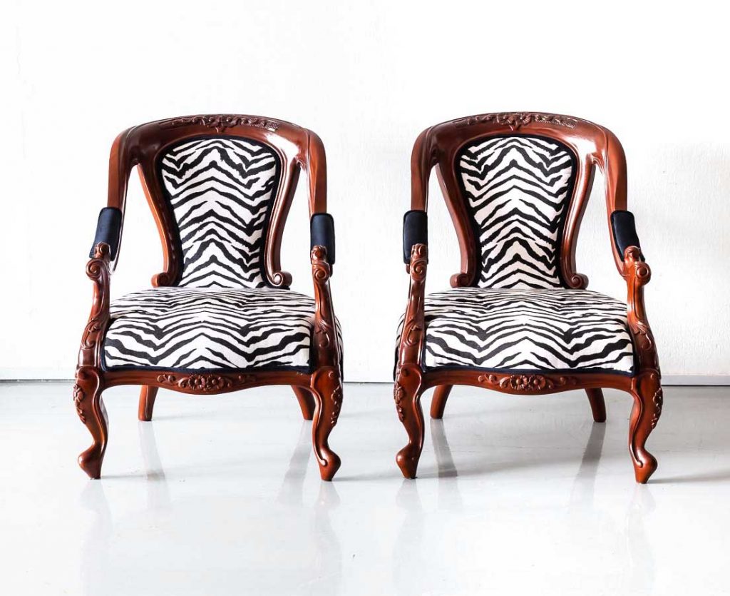 Antique British Colonial Armchairs- The Past Perfect Collection