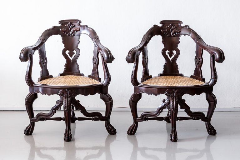 Portuguese Colonial Chairs from Goa The Past Perfect Collection