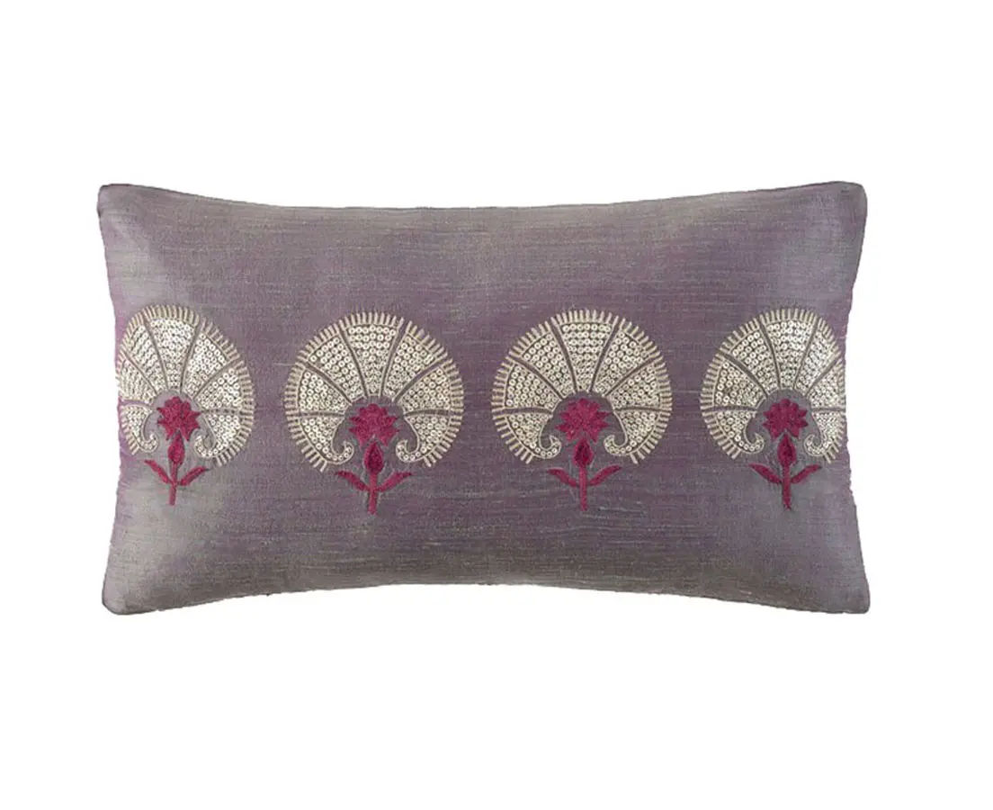 Omar Silk (Jade) small Good Earth Cushion The Past Perfect Collection