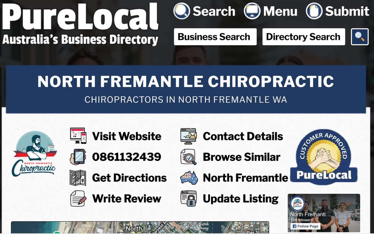 North Fremantle Chiropractic's Business Listing on Pure Local