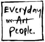 Linocut Art Prints - Everyday Art People Logo
