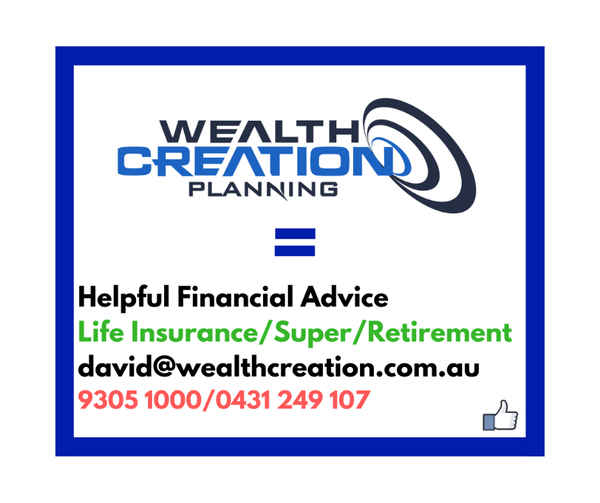 Wealth Creation Planning - Financial Services In Merriwa 6030