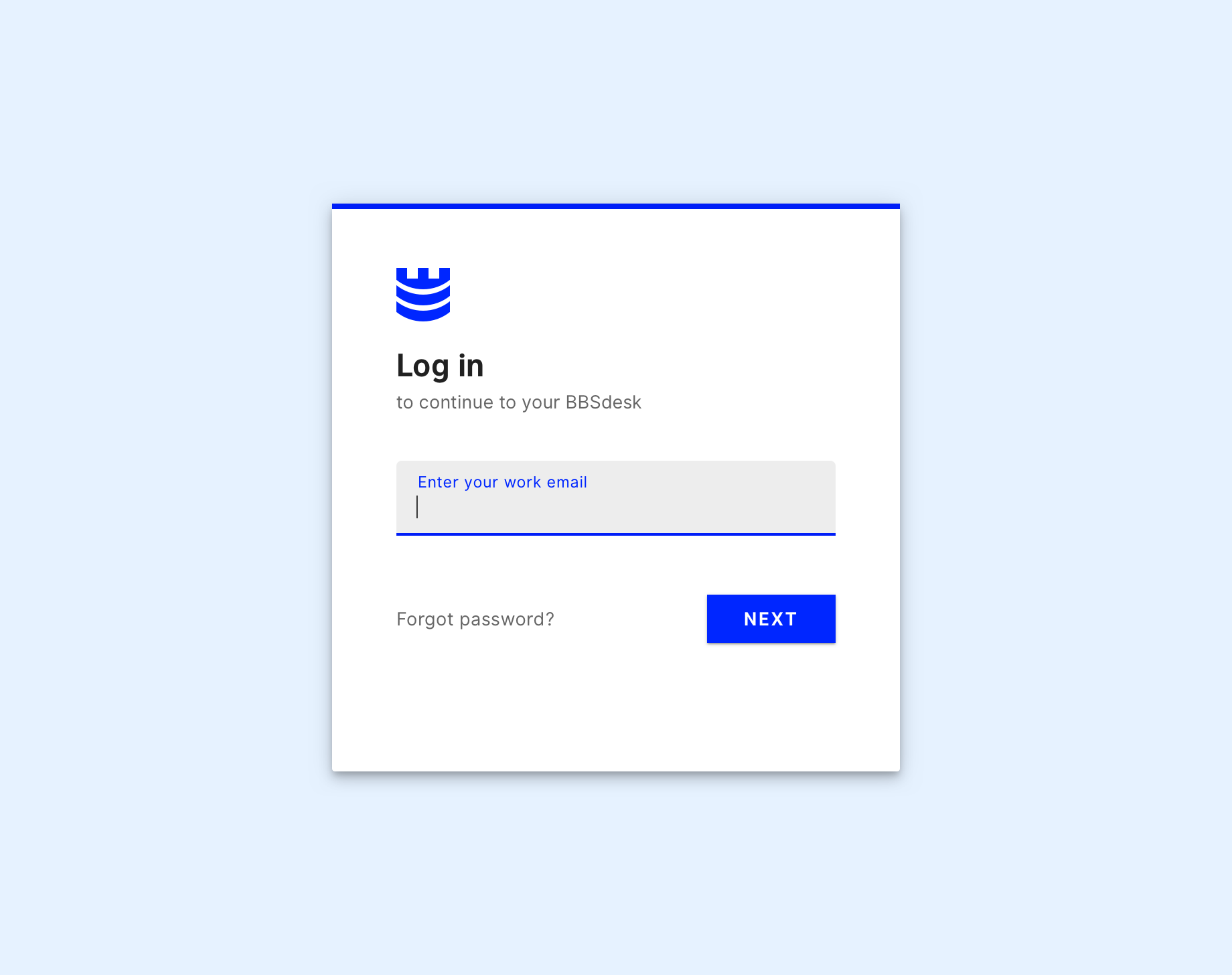 UI login