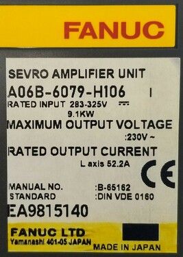 FANUC A06B-6079-H106 | In Stock Ships Overnight