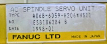 A06B-6059-H206 | FANUC Servo Amplifiers