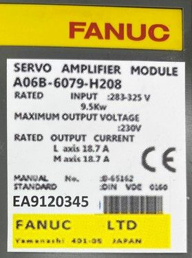 FANUC A06B-6079-H208 | In Stock Ships Overnight FANUC A06B-6079-H208 | In Stock Ships Overnight