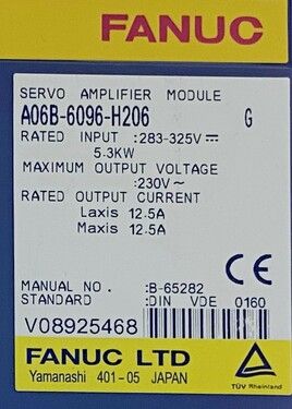 FANUC A06B-6096-H206 | In Stock Ships Overnight FANUC A06B-6096-H206 | In Stock Ships Overnight