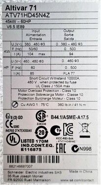 SCHNEIDER - AVVIATORE PROGRESSIVO 230V-440V 50/60HZ 47A