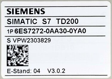 Siemens Simatic S7 TD 200 – Display Testo 6ES7272-0AA30-0YA1 Nuovo In Scatola - Foto 3