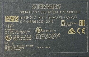 6ES7361-3CA01-0AA0 | Siemens Interface Modules