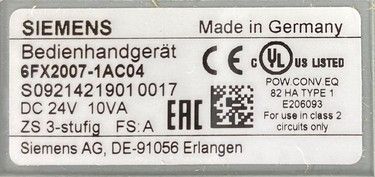 Siemens 6FX2007-1AC04 | In Stock Ships Overnight