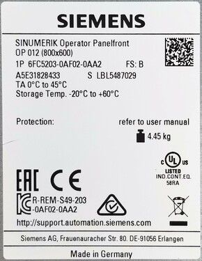 Sinumerik Operator Panel Front OP012 1p 6FC5203-0AF02-0AA2 - Industrial  Electronic Repair, Repair Service, Authorized Service Center | Synchronics  Electronics Pvt. Ltd. OP012 6FC5203-0AF02-0AA1# OP270KEY-10 6AV6542 6AV6 542-0CC10-0AX0