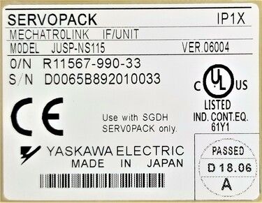Module PLC YASKAWA JUSP-NS115 - Neuf, Origine Japon, Pour Automates Industriels