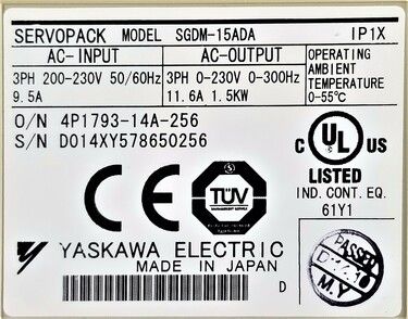 Azionamento YASKAWA SERVOPACK SGDB-30VDY1 - | WOODWORKING MACHINERY Azionamento YASKAWA SERVOPACK SGDB-30VDY1 - | WOODWORKING MACHINERY