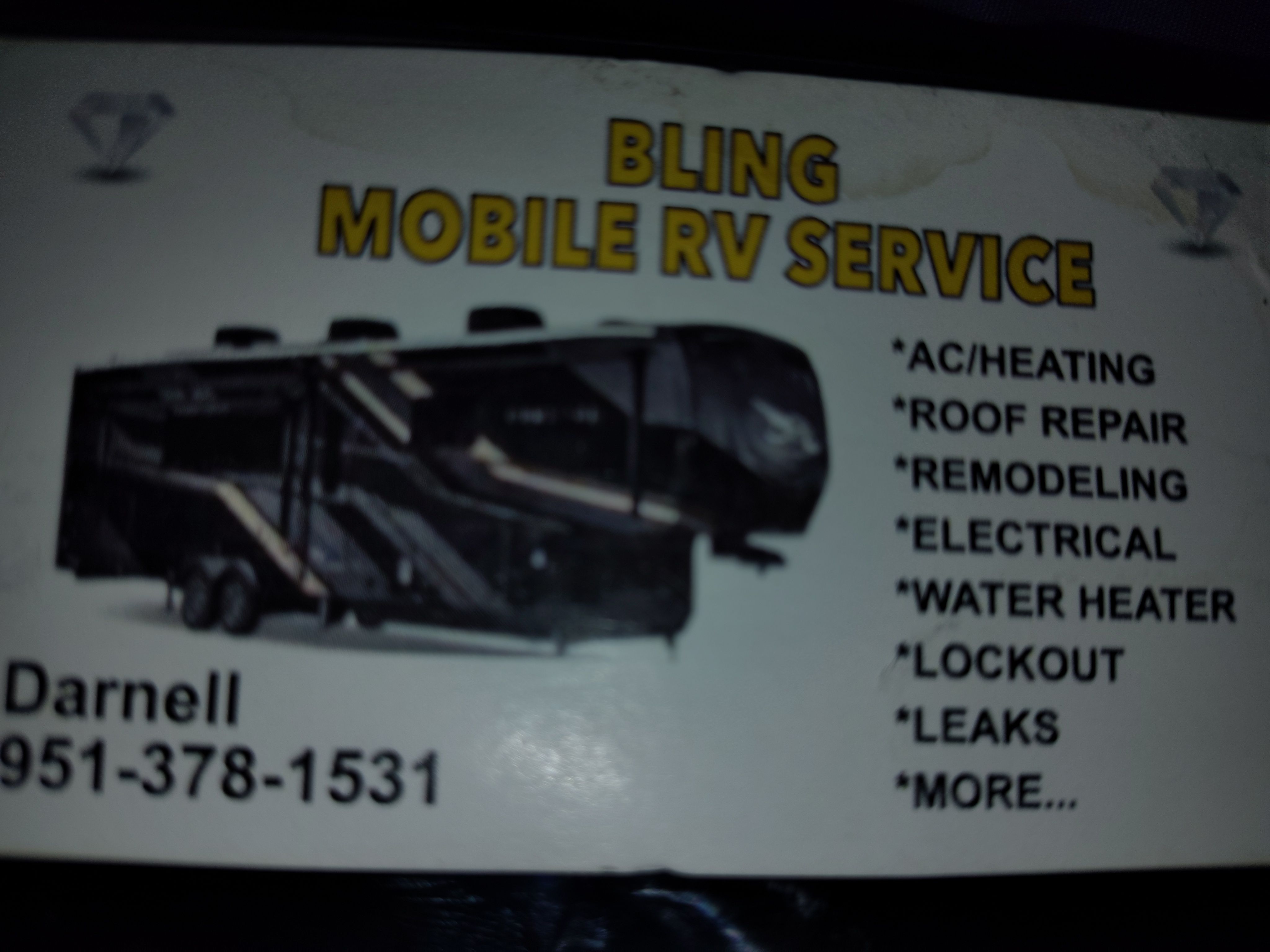 Blings Mobile R.V Service