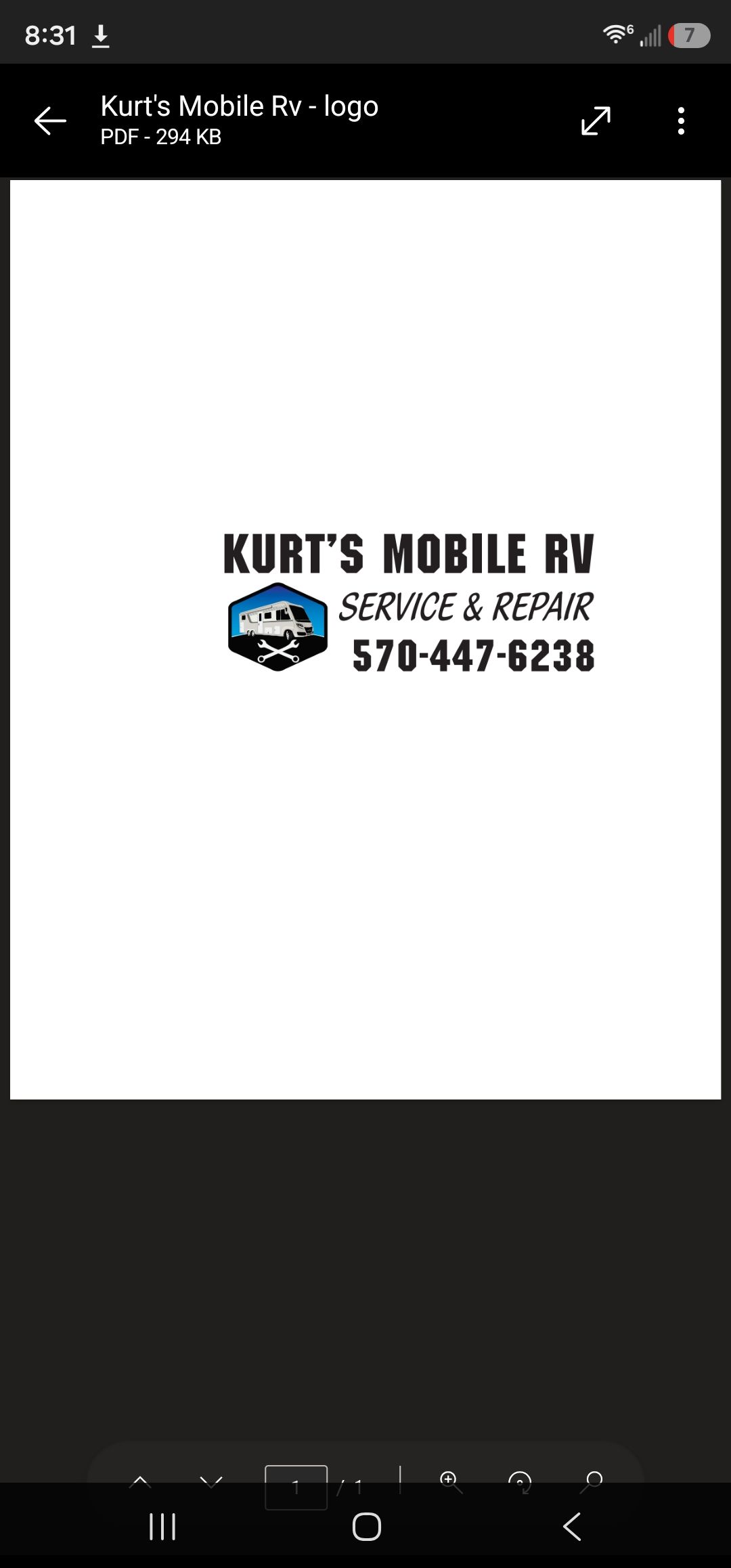 Kurts Mobile RV Service