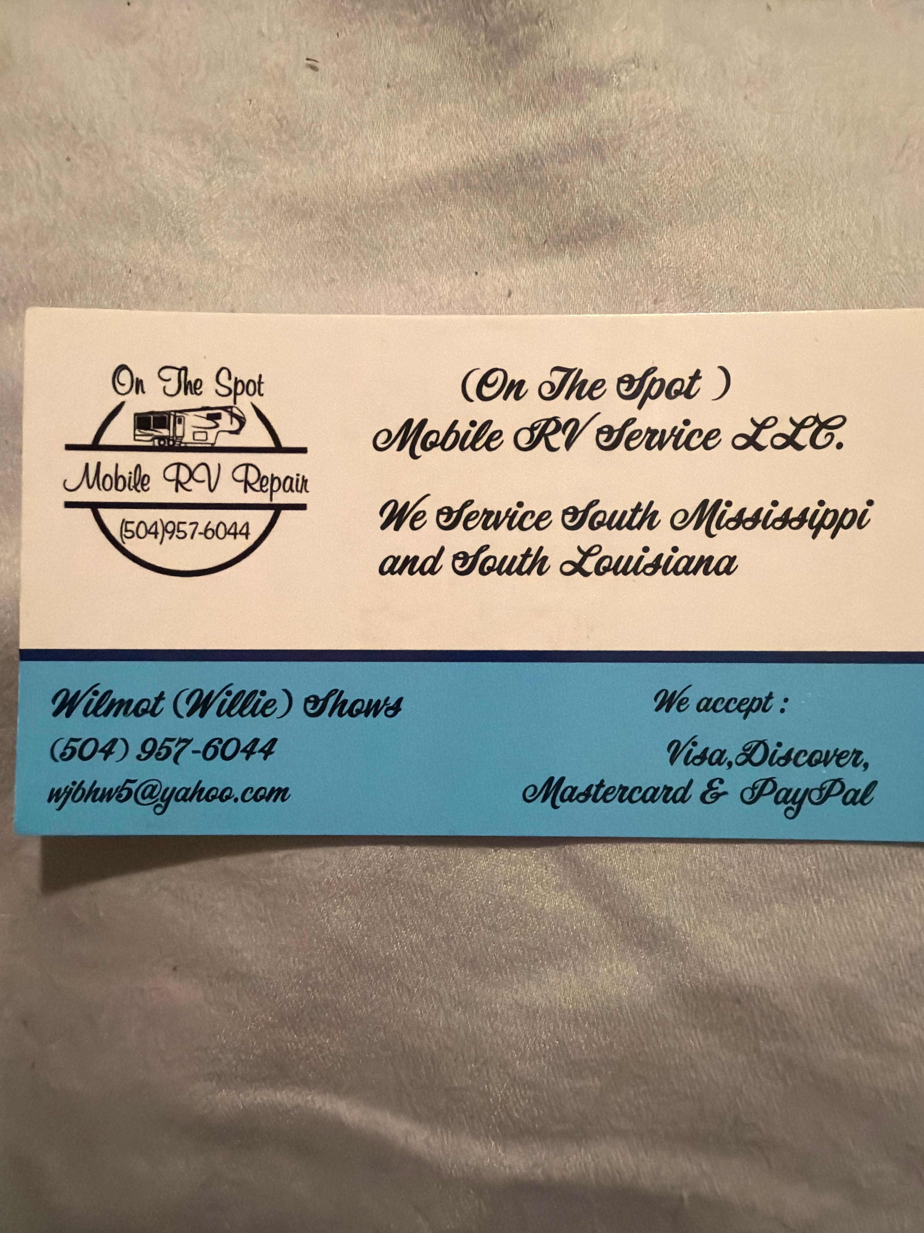 On the Spot Mobile RV Repair Service