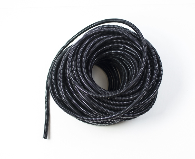 Black Split Loom-1/4" x 100'