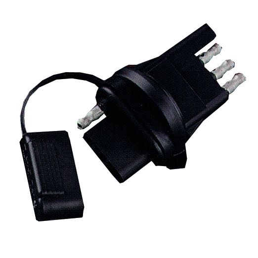 CONNECTOR ADAPTER 4 FLAT KNOCKOUT