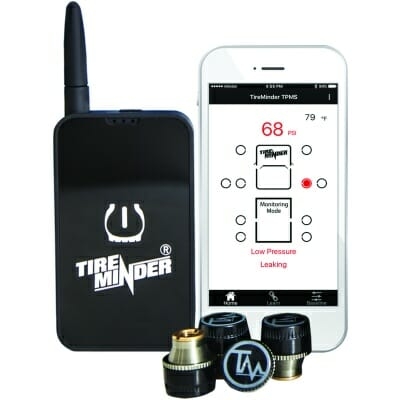 TireMinder Smart TPMS with 4 Transmitters