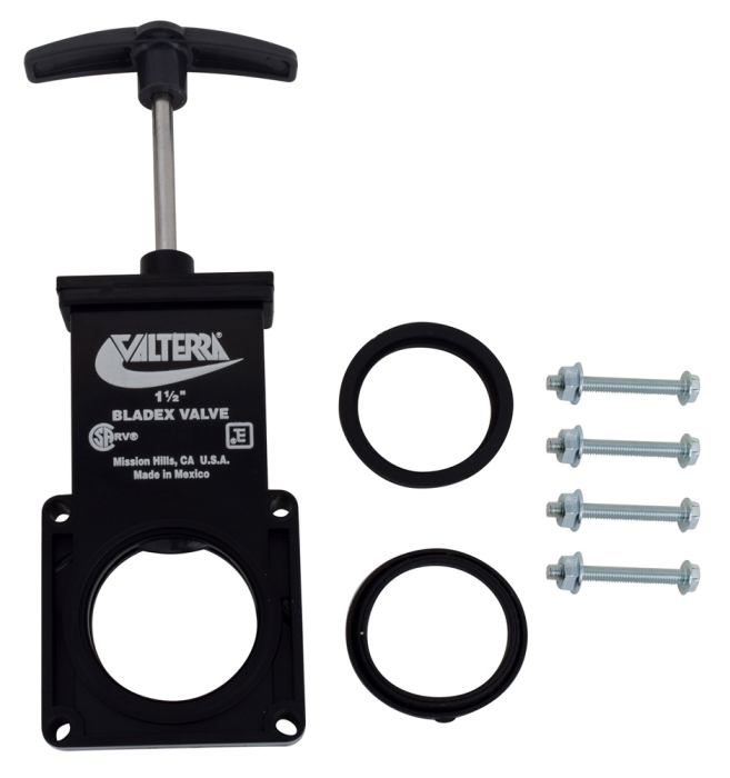 Waste Valve - 1-1/2" Valve w/ Plastic Handle