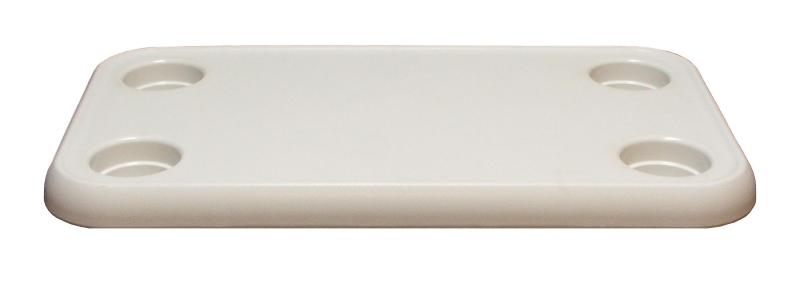 TOP TABLE RECTANGLE 16" X 28" - WHITE PLASTIC